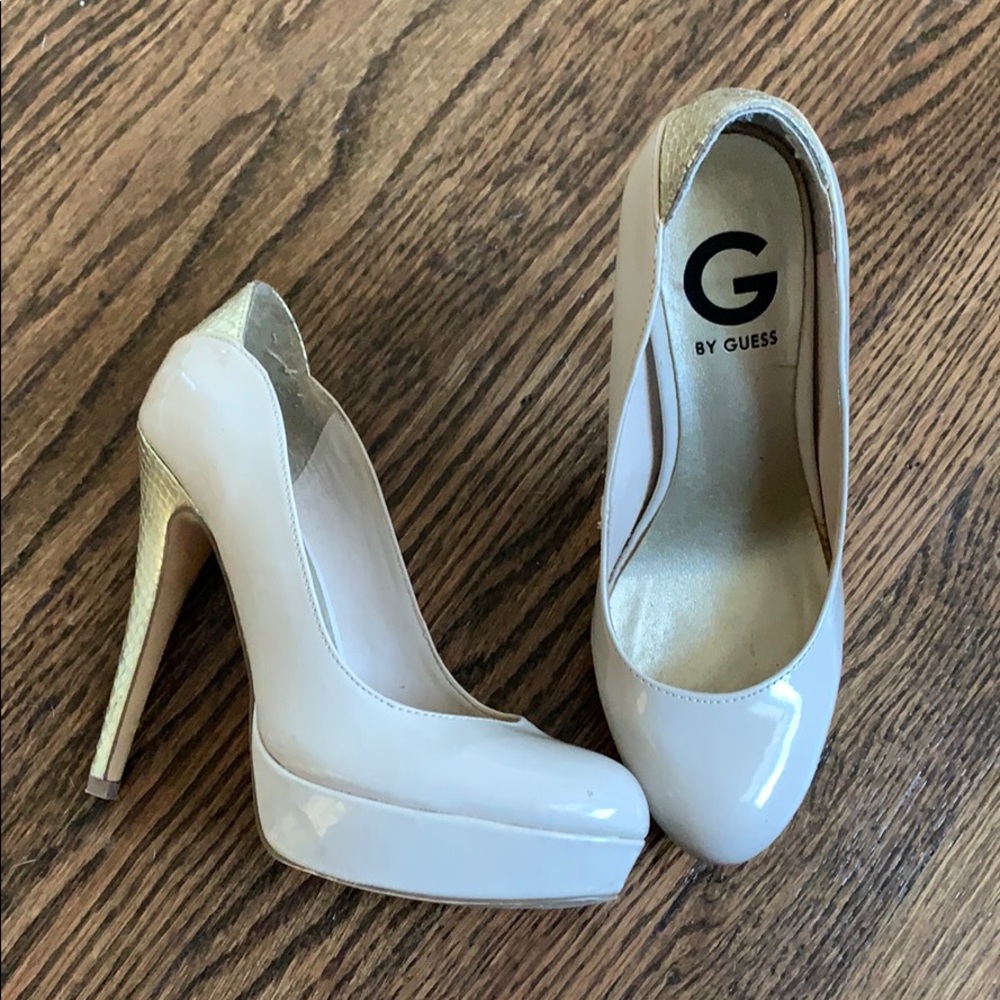 G by guess nude pumps